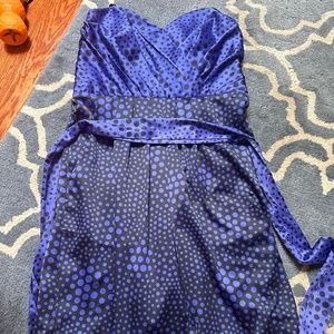 Strapless bcbg cocktail dress
